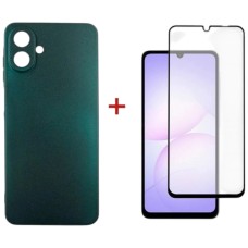 Чохол Samsung A075 Galaxy A07, Dengos Soft, Зелений