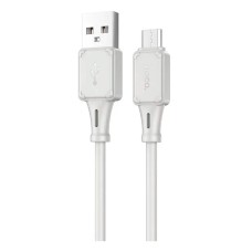 USB кабель Hoco X101 Assistant, MicroUSB, 1.0 м., Сірий