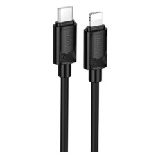 USB кабель Hoco X122 Apple iPhone SE 2022, iPhone 14 Pro Max, iPhone 14 Plus, iPhone 14 Pro, iPhone 14, iPhone 13 Pro, iPhone 13 Mini, iPhone 13, iPhone 13 Pro Max, iPhone 12 Mini, iPhone 12 Pro Max, iPhone 12 Pro, Lightning, 1.0 м., Чорний