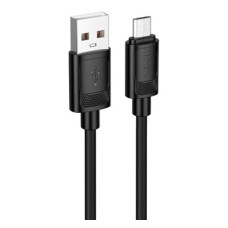 USB кабель Hoco X122, MicroUSB, 1.0 м., Чорний
