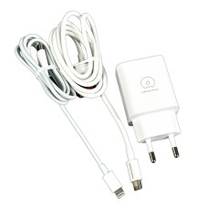 Сетевое зарядное устройство WUW T101 Apple iPhone SE 2022, iPhone 14 Pro Max, iPhone 14 Plus, iPhone 14 Pro, iPhone 14, iPhone 13 Pro, iPhone 13 Mini, iPhone 13, iPhone 13 Pro Max, iPhone 12 Mini, iPhone 12 Pro Max, iPhone 12 Pro, с кабелем, Lightning, Бе