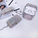Чехол Apple AirPods 3, Luxury Sparkling Diamond, Черный