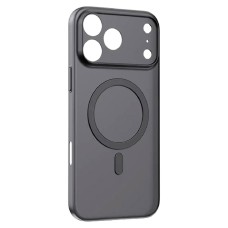 Чехол Apple iPhone 17 Pro Max, Momax CaseFORM Lite, MagSafe, Obsidian Black, Черный