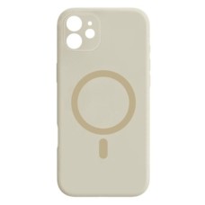 Чохол Apple iPhone 12, Air Beats Wide Strip Full Camera, Antique White, MagSafe, Білий
