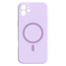 Чохол Apple iPhone 12, Air Beats Wide Strip Full Camera, Light Purple, MagSafe, Фіолетовий