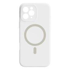 Чехол Apple iPhone 12 Pro, Air Beats Wide Strip Full Camera, MagSafe, Белый