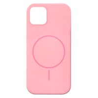 Чехол Apple iPhone 15, Air Beats, MagSafe, Розовый