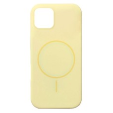 Чехол Apple iPhone 15, Air Beats, MagSafe, Sunglow, Желтый