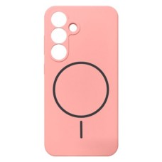 Чохол Samsung Galaxy S25, Air Beats, MagSafe, Рожевий