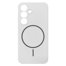 Чохол Samsung Galaxy S25, Air Beats, MagSafe, Білий
