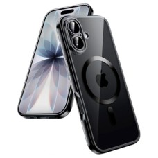 Чохол Apple iPhone 17, Metallic Full Camera, MagSafe, Чорний