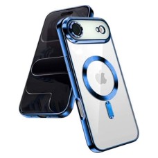 Чохол Apple iPhone 17 Air, Metallic Full Camera, MagSafe, Синій