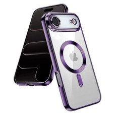 Чохол Apple iPhone 17 Air, Metallic Full Camera, Dark Purple, MagSafe, Фіолетовий