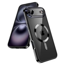 Чохол Apple iPhone 17 Air, Metallic Full Camera Matte, MagSafe, Чорний