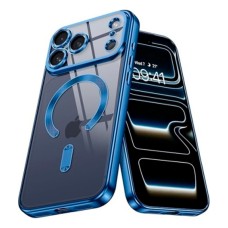 Чохол Apple iPhone 17 Pro, Metallic Full Camera, MagSafe, Синій
