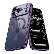 Чохол Apple iPhone 17 Pro, Metallic Full Camera, Dark Purple, MagSafe, Фіолетовий