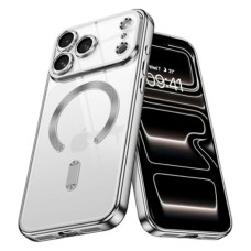 Чохол Apple iPhone 17 Pro Max, Metallic Full Camera Matte, MagSafe, Срібний