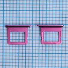 Слот SIM-карти (лоток) Apple iPhone 16, iPhone 16 Plus, Рожевий