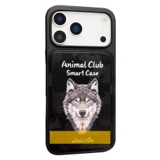 Чохол Apple iPhone 16, Animal Club, Чорний