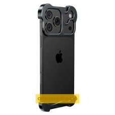 Чохол Apple iPhone 17 Air, Minimalist Metal, Чорний