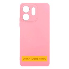 Чохол Motorola G55, GETMAN Liquid Silk, Рожевий