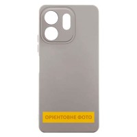 Чохол Motorola G55, GETMAN Liquid Silk, Сірий