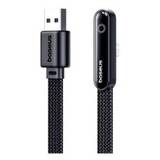 USB кабель Baseus P10382503121-00 MVP 3 Apple iPhone SE 2022, iPhone 14 Pro Max, iPhone 14 Plus, iPhone 14 Pro, iPhone 14, iPhone 13 Pro, iPhone 13 Mini, iPhone 13, iPhone 13 Pro Max, iPhone 12 Mini, iPhone 12 Pro Max, Lightning, 1.0 м., Черный