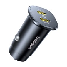 Автомобильное зарядное устройство Baseus C00072300123-01 GoTrip DP1, Черный