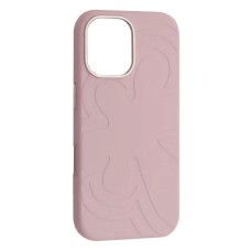 Чохол Apple iPhone 16, Flower Liquid, Morandi Purple, MagSafe, Фіолетовий