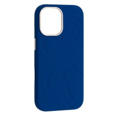 Чохол Apple iPhone 17, Flower Liquid, Quiet Blue, MagSafe, Синій