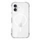 Чехол Apple iPhone 17, Rock Anti-Drop, MagSafe, Прозрачный