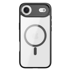 Чехол Apple iPhone 17 Air, Rock Guard Transparent, MagSafe, Черный