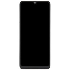 Дисплей Samsung M225 Galaxy M22, з сенсором, з рамкою, IPS, Чорний