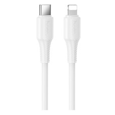 USB кабель Hoco X120 Apple iPhone SE 2022, iPhone 14 Pro Max, iPhone 14 Plus, iPhone 14 Pro, iPhone 14, iPhone 13 Pro, iPhone 13 Mini, iPhone 13, iPhone 13 Pro Max, iPhone 12 Mini, iPhone 12 Pro Max, iPhone 12 Pro, Lightning, 1.0 м., Білий