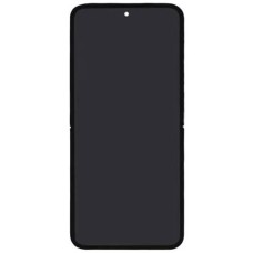 Дисплей Samsung F761 Z Flip 7 FE, (Original), з сенсором, з рамкою, Чорний