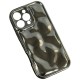 Чехол Apple iPhone 11, Bubble Wavy 3D, Серебряный