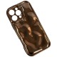 Чохол Apple iPhone 12, Bubble Wavy 3D, Золотий