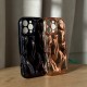 Чохол Apple iPhone 12, Bubble Wavy 3D, Синій