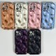Чохол Apple iPhone 12, Bubble Wavy 3D, Фіолетовий