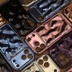 Чохол Apple iPhone 12, Bubble Wavy 3D, Фіолетовий