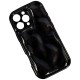 Чехол Apple iPhone 12, Bubble Wavy 3D, Черный