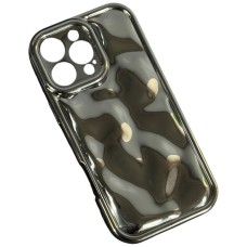 Чохол Apple iPhone 13 Pro, Bubble Wavy 3D, Срібний