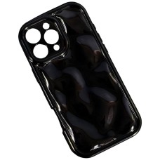 Чохол Apple iPhone 13 Pro, Bubble Wavy 3D, Чорний