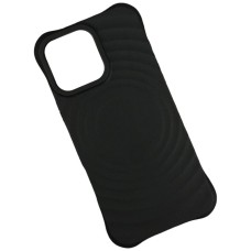 Чохол Apple iPhone 15 Pro Max, Wave Grip 3D, Чорний