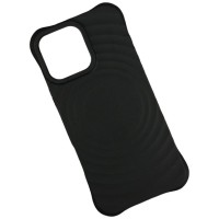 Чехол Apple iPhone 15, Wave Grip 3D, Черный