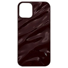 Чехол Apple iPhone 11, Wavy Pattern 3D, Коричневый