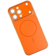 Чехол Apple iPhone 14, AG Glass Slim Fit, MagSafe, Оранжевый