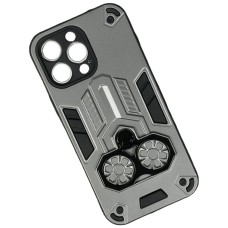 Чохол Apple iPhone 13 Pro Max, Armor Shield Ring Holder, Сірий