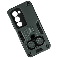 Чохол Xiaomi Redmi Note 14 Pro 4G, Armor Shield Ring Holder, Khaki, Зелений