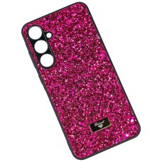 Чехол Samsung A556 Galaxy A55 5G, Galaxy A55, Bling Grainy Diamond Separate Camera, Glow Fuchsia, Красный
